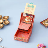 Coral Charm Beaded Rakhi Treasure Box