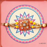Coral Charm Beaded Rakhi Treasure Box