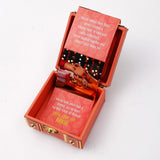 Coral Charm Beaded Rakhi Treasure Box