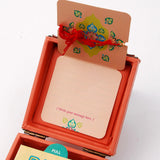 Coral Charm Beaded Rakhi Treasure Box