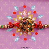 Shree Ganesha Pink Rakhi Treasure Box