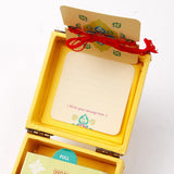Sacred Rudraksh Yellow Rakhi Treasure Box