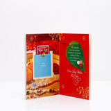 Pack of 3 Red & Gold 'Growing Up With You' Bhai Dooj Greeting Cards