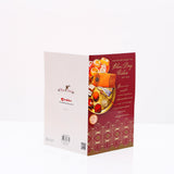 Pack of 3 Red Geometric 'Dear Brother' Bhai Dooj Greeting Cards