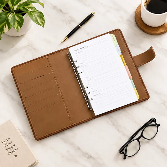 Business Organiser Journal Brown