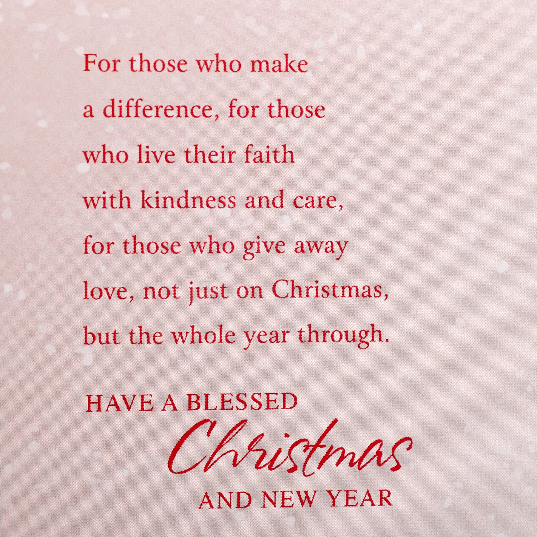Peaceful and Joyful Christmas Greeting Card