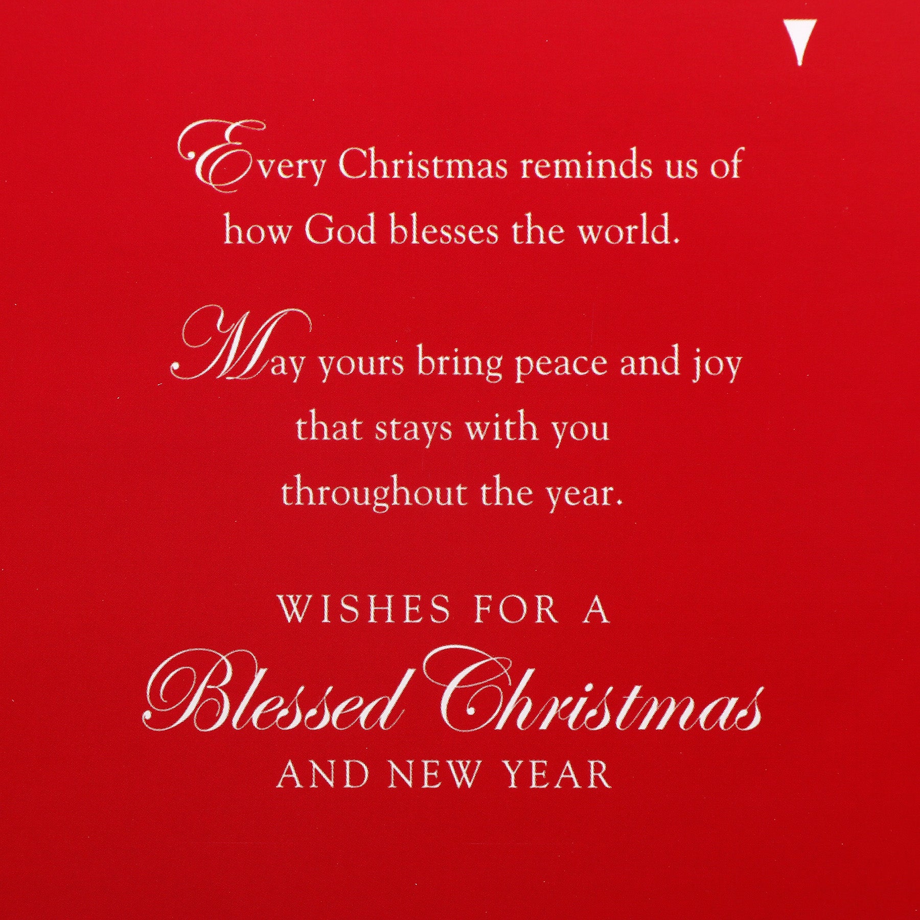 Best Wishes Christmas Greeting Card Pack of 6