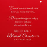 Best Wishes Christmas Greeting Card Pack of 6