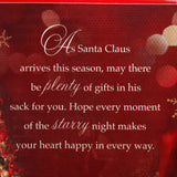 Santa is Coming Christmas Greeting Card Pack of 6