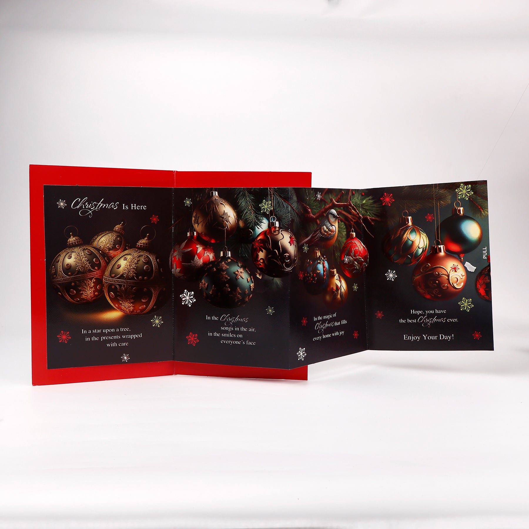 Gold Foil Christmas Greeting Card