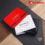 Archies Tin Box Exclusive Design Black Gents Wallet