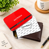 Archies Tin Box Exclusive Design Brown Gents Wallet