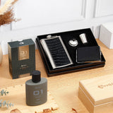 Classy Stainless Steel Hip Flask With Archies Black Diamond Perfume