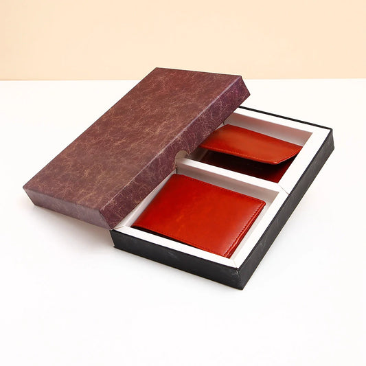 Brown Wallet Men's Gift Set