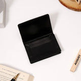 Black Gift Set with Wallet, Card Holder, Keychain & Pen