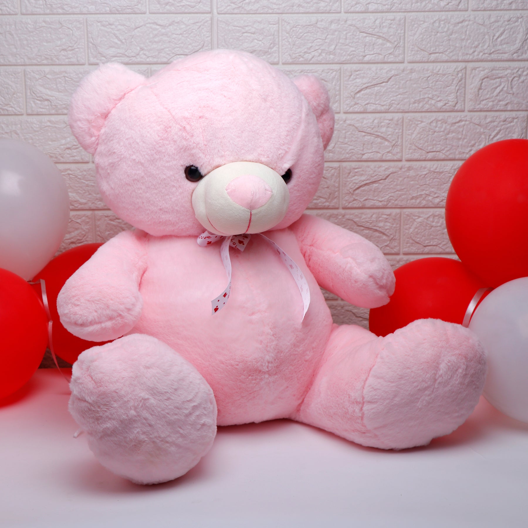 Pink Teddy Bear Soft Toy Large