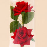 Archies Double Red Rose Dome with Black Base
