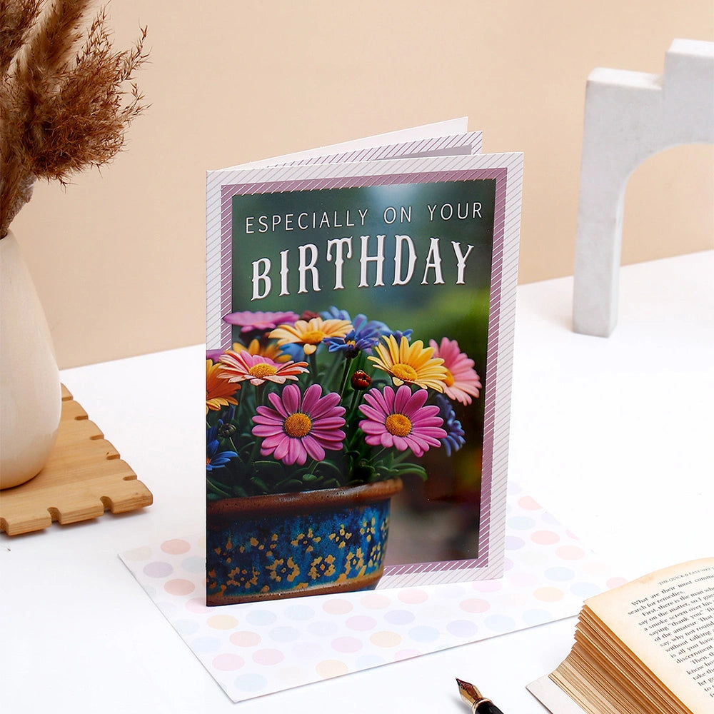 Especially On Your Birthday Greeting Card