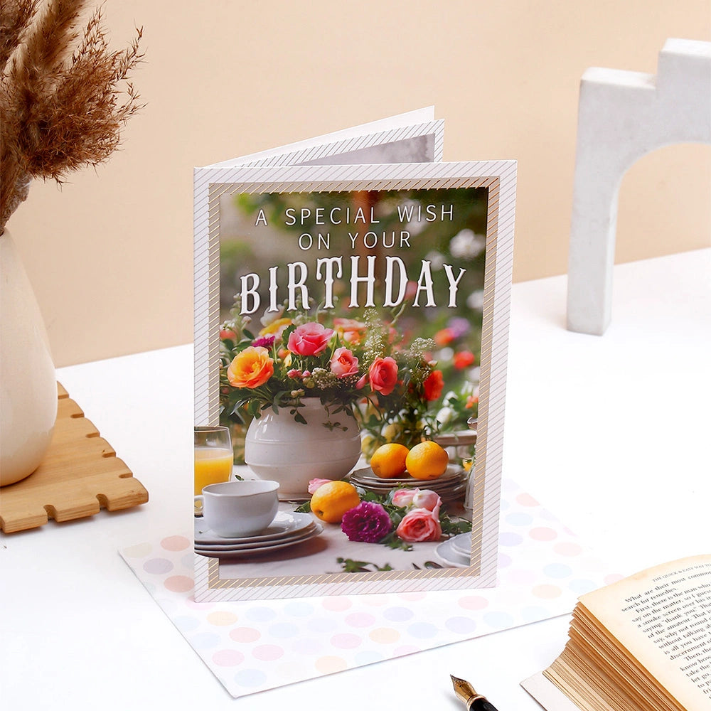 A Special Wish On Your Birthday Greeting Card