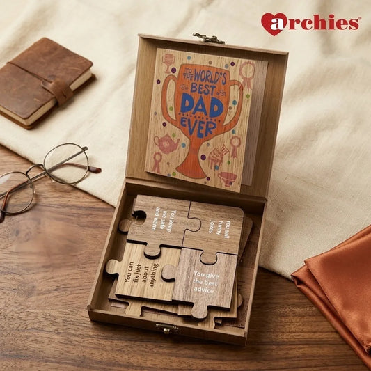 12 Reasons Why I Love You Dad Puzzle Box