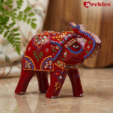 Desi Archies Handcrafted Red Elephant