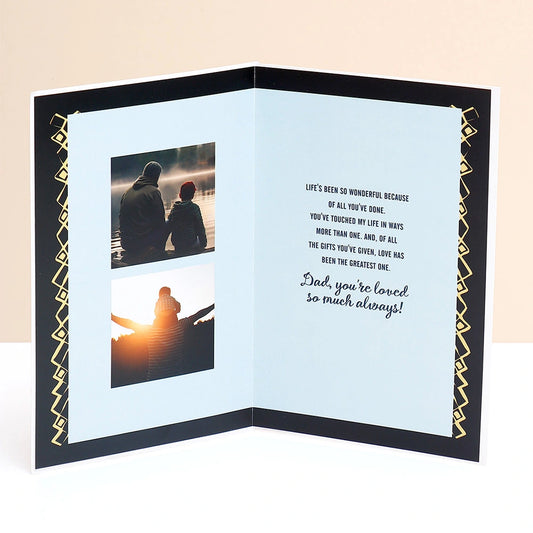 Dad You Are Loved So Much Always Greeting Card