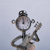 Spring Man with Guitar Clock Penstand
