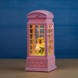 Blooming Love Telephone Booth Showpiece