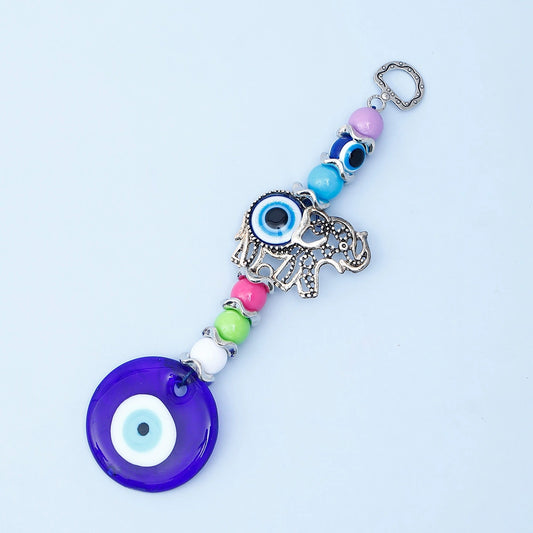 Evil Eye Elephant Wall Hanging