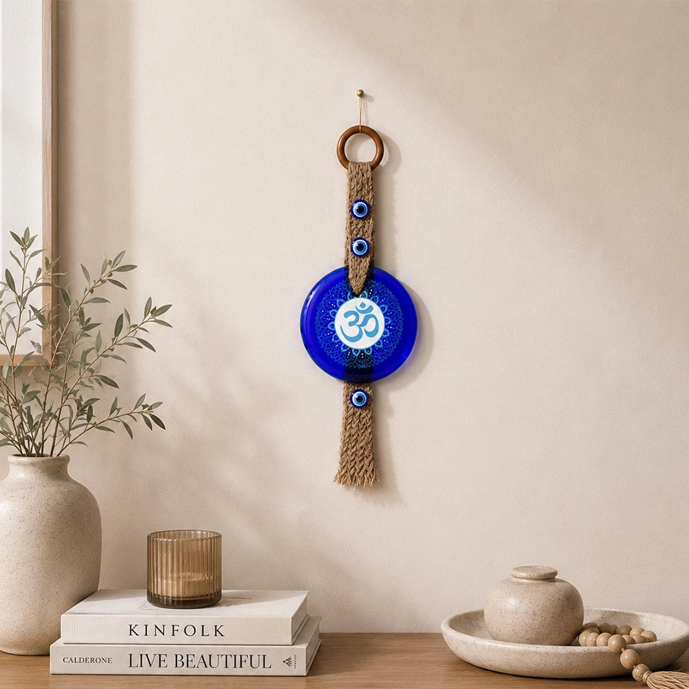 Om & Evil Eye Wall Hanging