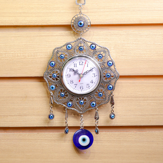 Protective Evil Eye Clock Hanging