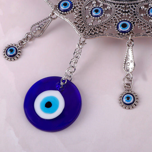Protective Evil Eye Clock Hanging
