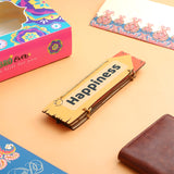 Blue Rakhi Mailer with Wallet and Hanging Hamper