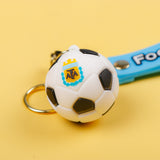 Football Black Ball Keychain