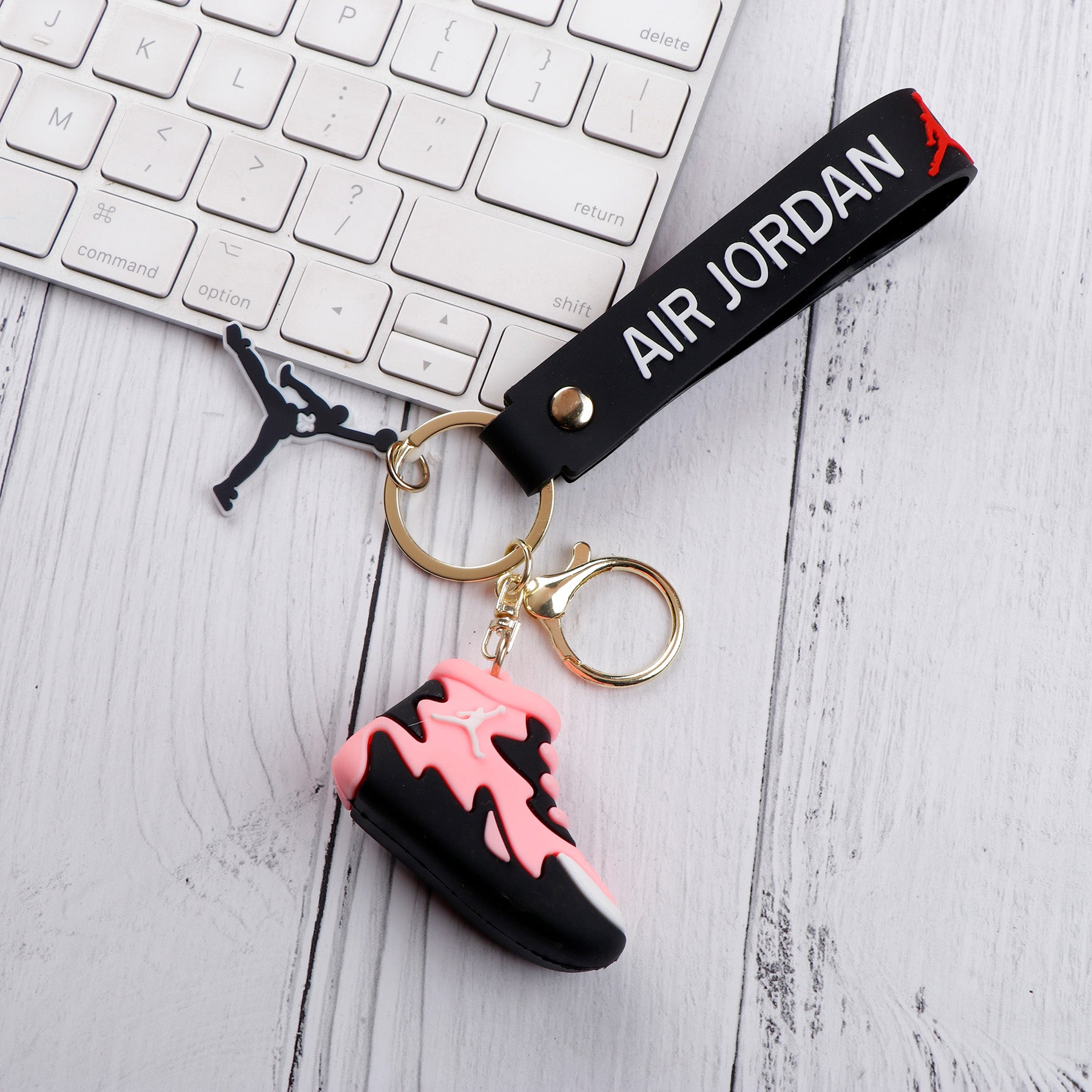 Air Jordan Pink Keychain