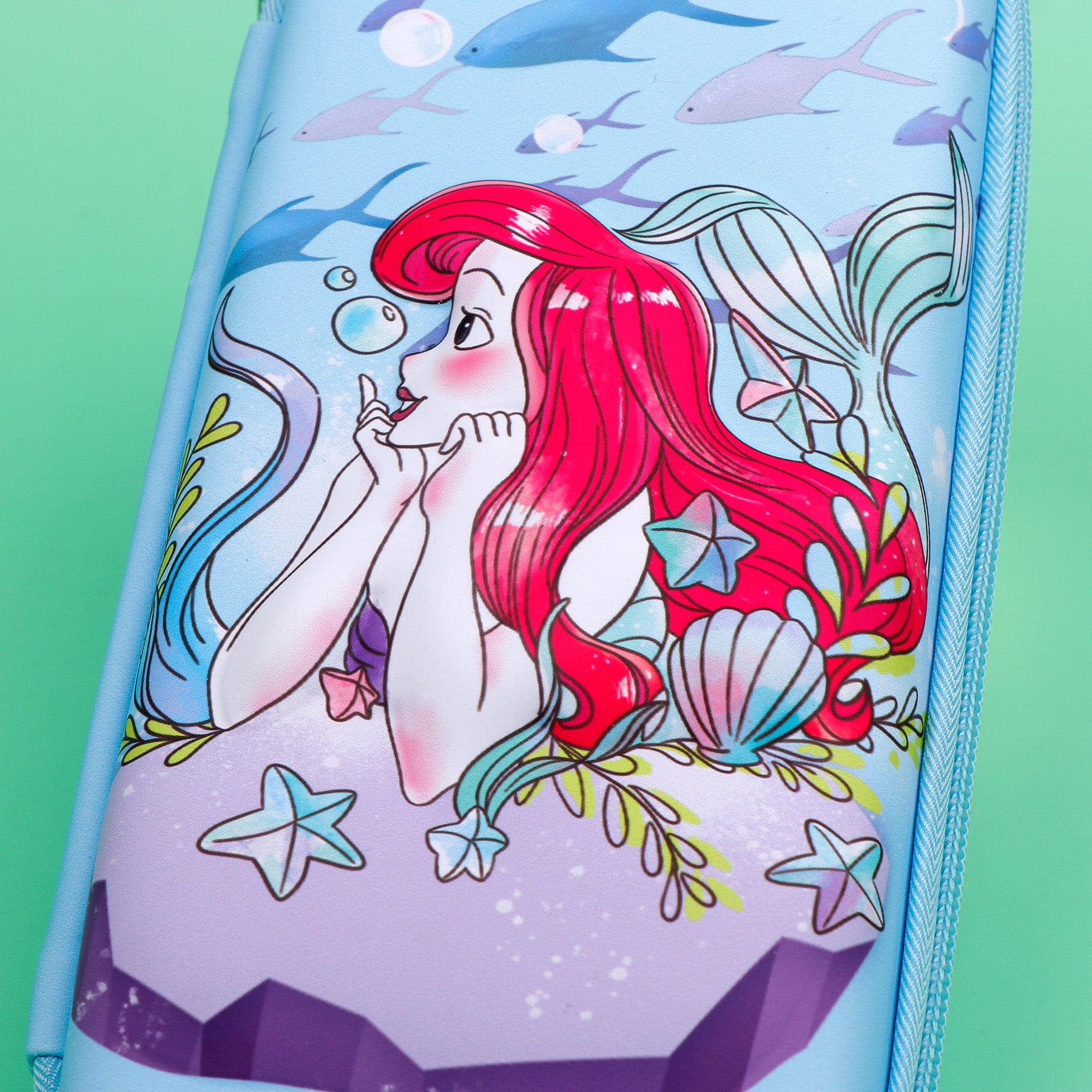 Blue Mermaid Pencil Box