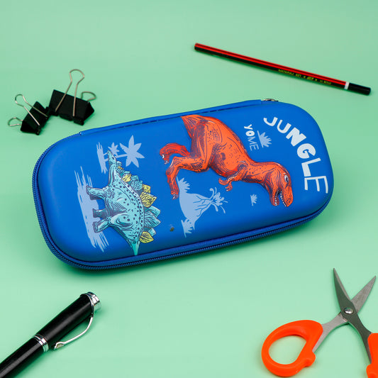 Dinosaur in Jungle Pencil Box