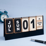 Corporate Desk Top Calendar 2026 with Quotes with envelopes