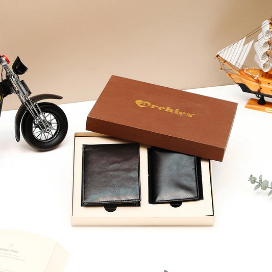 Black Wallet Men's Gift Set