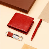 Archies Brown Wallet Set With Scent Of The Ocean