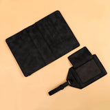 Archies Passport and ID Keeper Gift Set Black