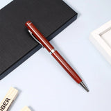 Gift Set with Maroon Pen & Leather Strap Keychain