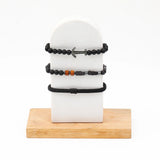 Archies 01 Black Diamond Perfume & Beaded Bracelet Set