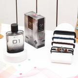 Archies 01 Black Diamond Perfume & Blue Beaded Bracelet Set