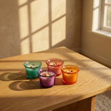 Scented Wax Candle Set of 4