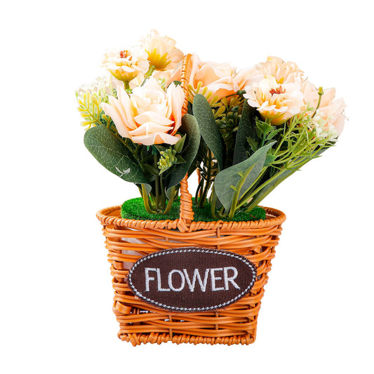 Roses Artificial Flower Basket