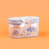 Blue Petals Vintage Twin Mug Set