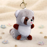 Grey Racoon Pulshie Keychain