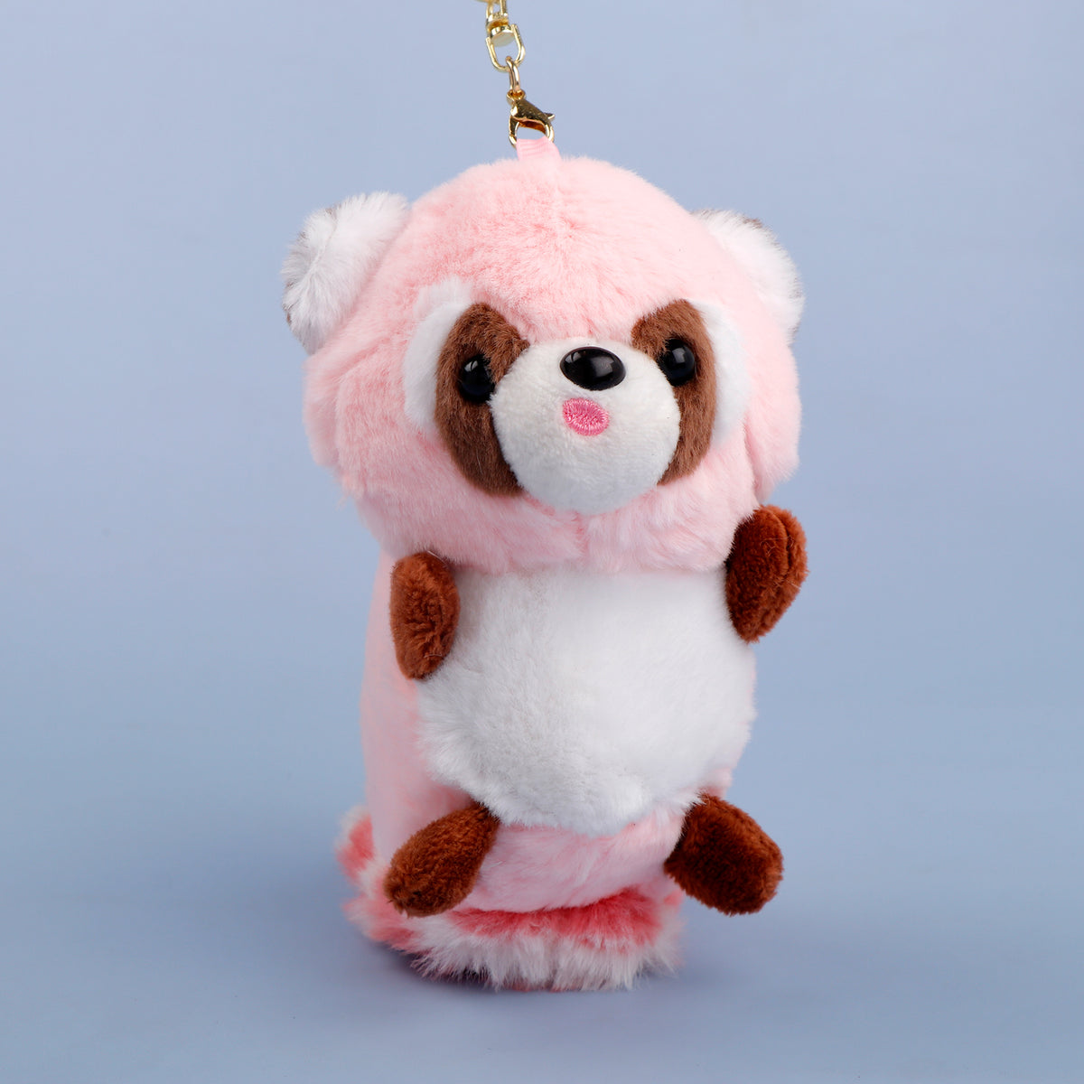 Pink Racoon Pulshie Keychain