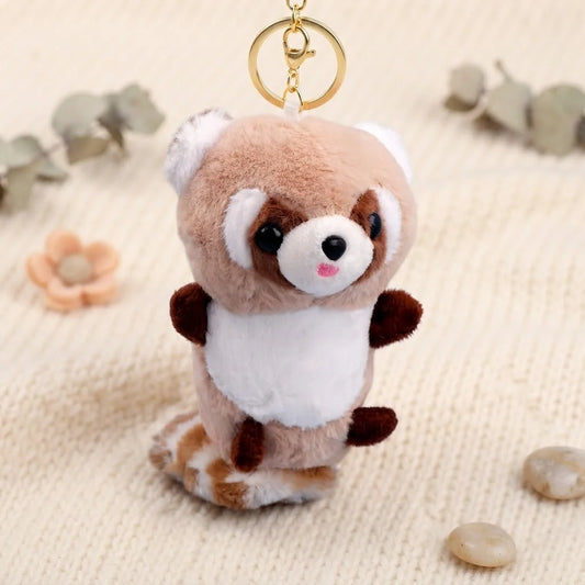 Brown Racoon Pulshie Keychain